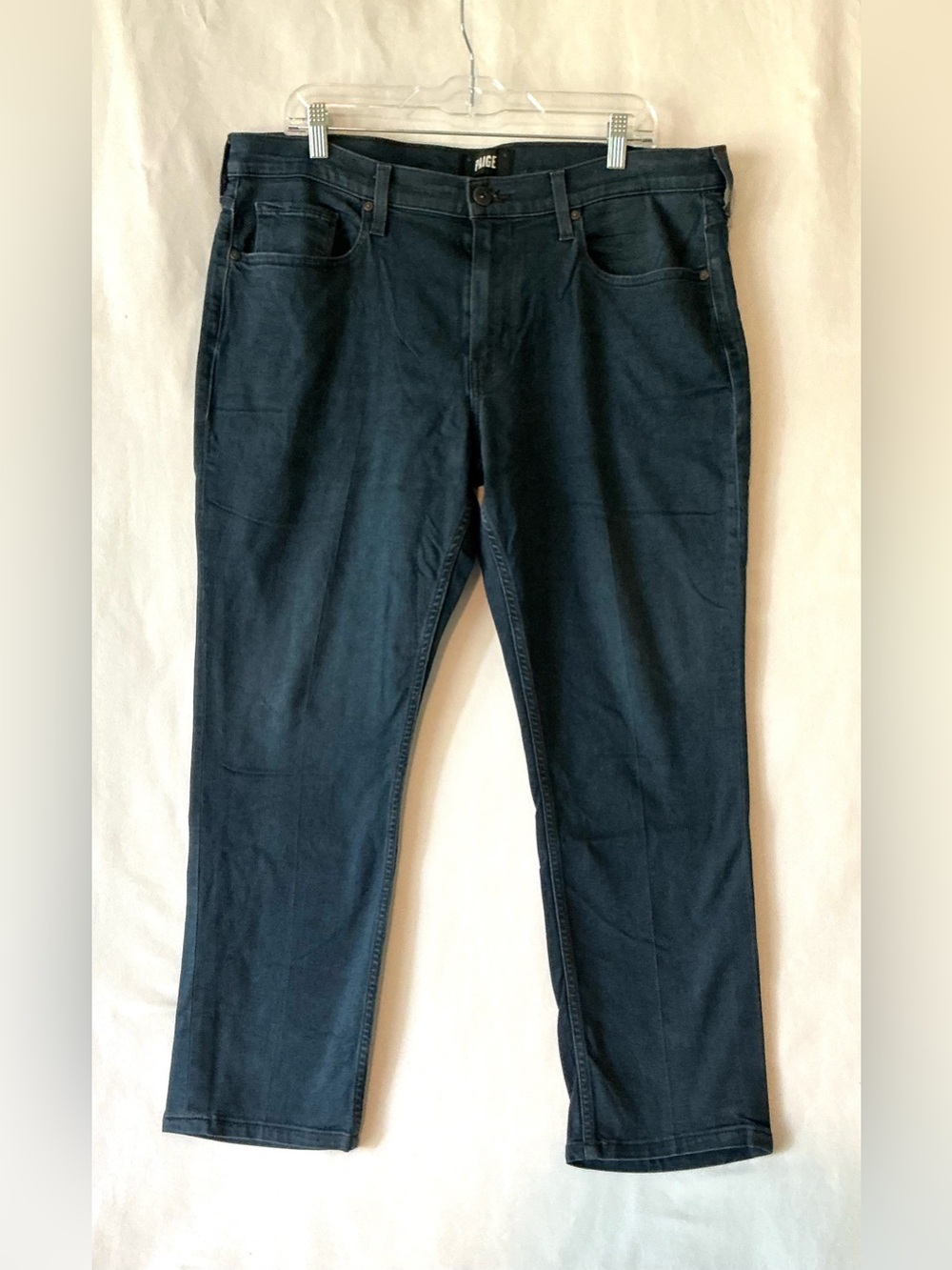 PAIGE Jeans Mens 36x27 Blue/Inkwell Normandie Straight Leg Denim Dark Wash